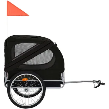 Cykelvagn för hund | Lastkapacitet 40kg | Hopfällbar - Sport & fritid - Friluftsliv - Cyklar