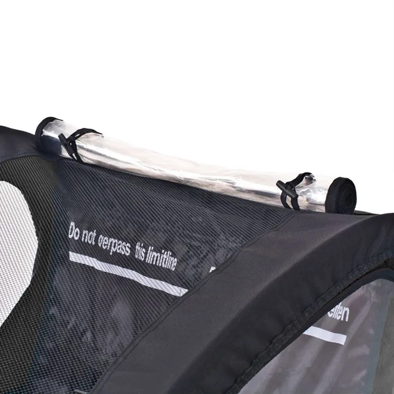 Cykelvagn med 2 säten | Lastkapacitet 40kg | Hopfällbar - Sport & fritid - Friluftsliv - Cyklar