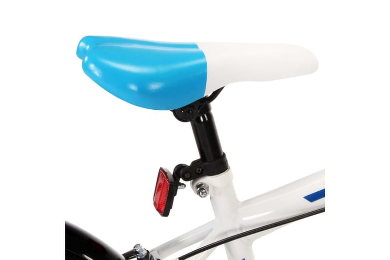 Barncykel 18 tum blå och vit - Blå - Barncykel & juniorcykel
