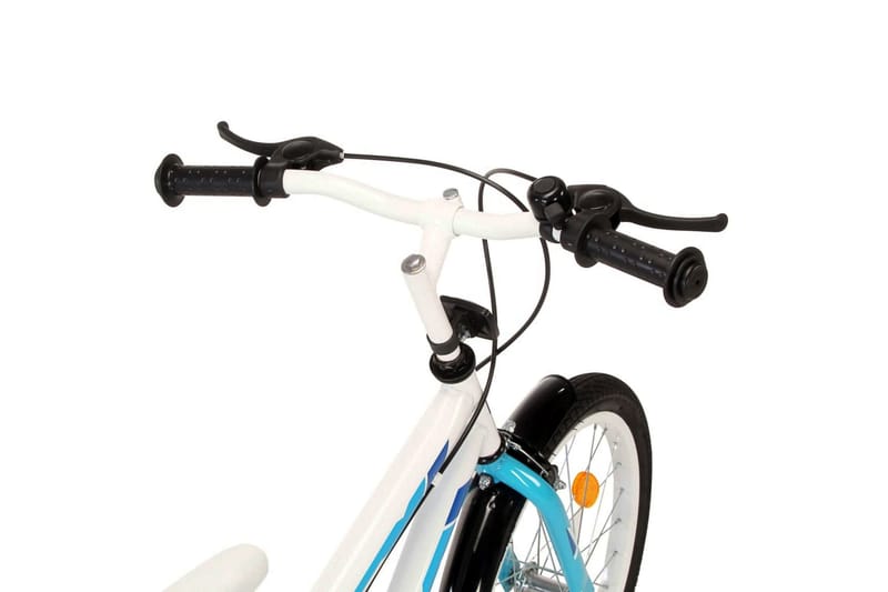 Barncykel 18 tum blå och vit - Blå - Barncykel & juniorcykel