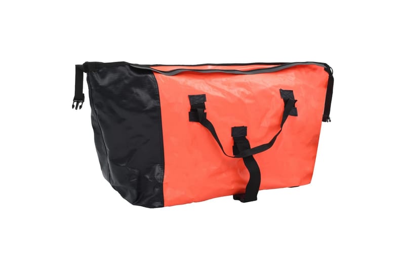 Cykelvagn för bagage med väska orange och svart - Orange - Cykeltillbehör