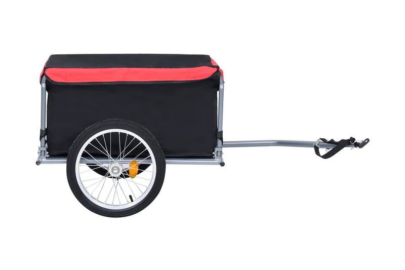 Cykelvagn svart och röd 65 kg - Röd - Sport & fritid - Friluftsliv - Cyklar