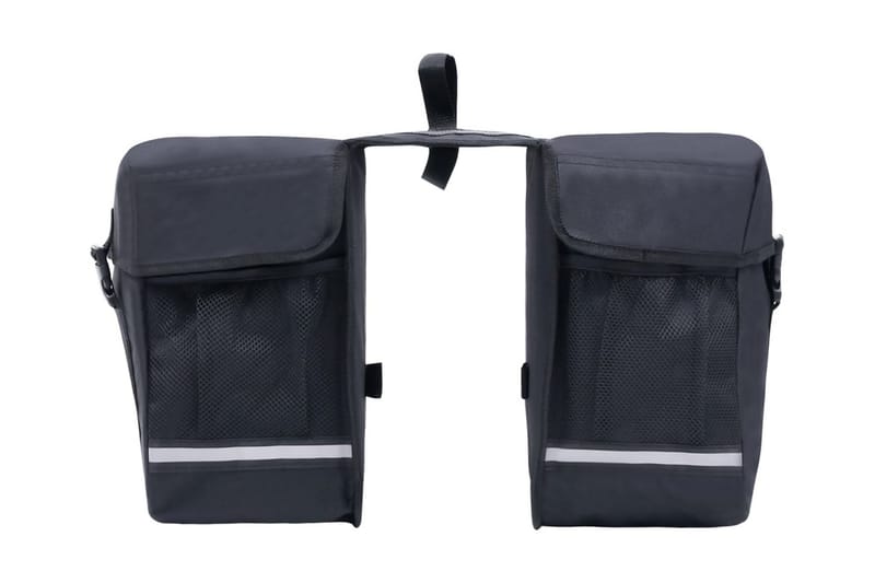 Dubbel cykelväska till pakethållare vattentät 35 L svart - Svart - Cykeltillbehör
