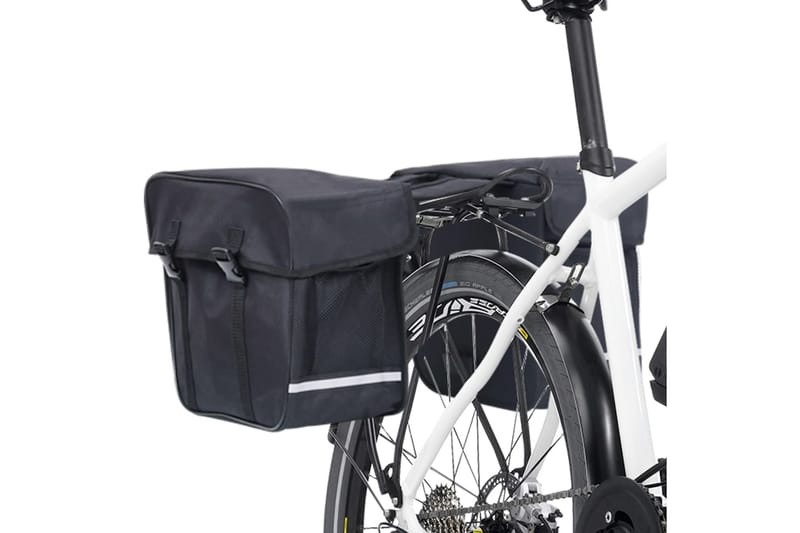 Dubbel cykelväska till pakethållare vattentät 35 L svart - Svart - Sport & fritid - Friluftsliv - Cyklar