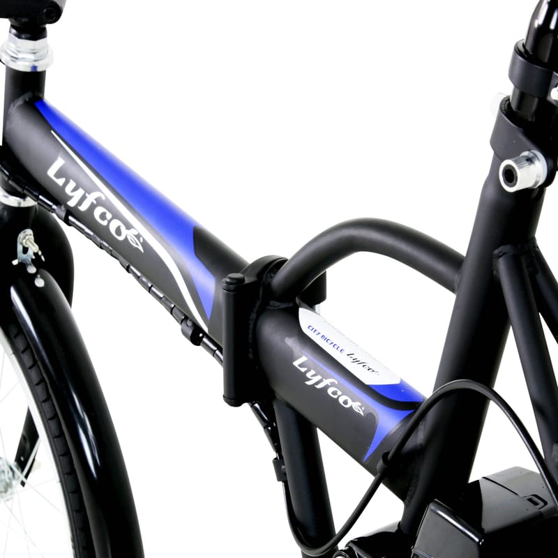 Hopfällbar elcykel 10.4Ah - 6 växlar Svart - Lyfco - Sport & fritid - Friluftsliv - Cyklar - Elcykel