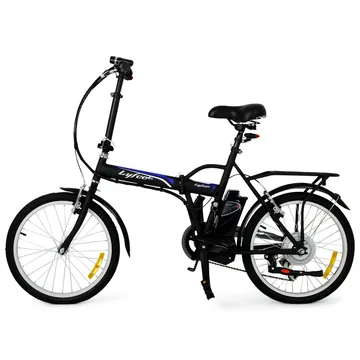 Hopfällbar elcykel 10.4Ah - 6 växlar Svart - Lyfco - Sport & fritid - Friluftsliv - Cyklar - Elcykel
