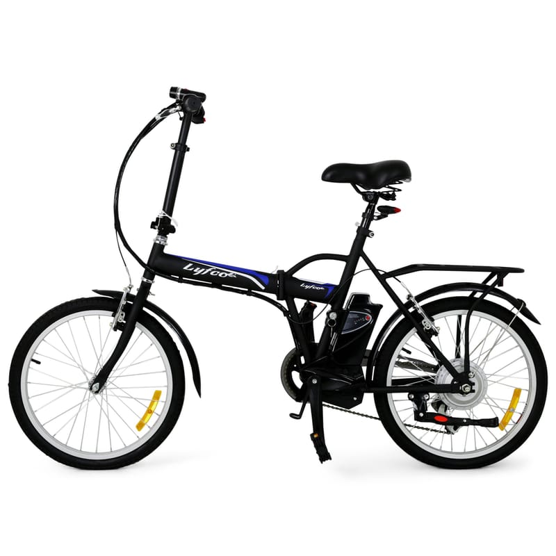 Hopfällbar elcykel 10.4Ah - 6 växlar Svart - Lyfco - Sport & fritid - Friluftsliv - Cyklar - Elcykel