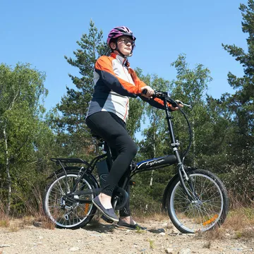 Hopfällbar elcykel 10.4Ah - 6 växlar Svart - Lyfco - Sport & fritid - Friluftsliv - Cyklar - Elcykel