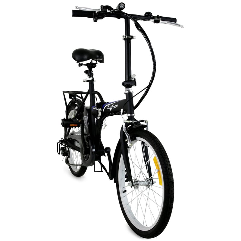 Hopfällbar elcykel 10.4Ah - 6 växlar Svart - Lyfco - Sport & fritid - Friluftsliv - Cyklar - Elcykel