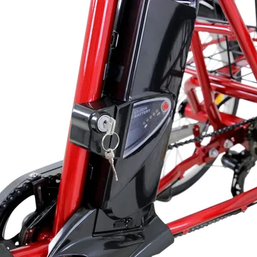 Trehjulig elcykel | 6 växlar Shimano | 250W 10,4Ah | Metallic röd - Sport & fritid - Friluftsliv - Cyklar - Elcykel