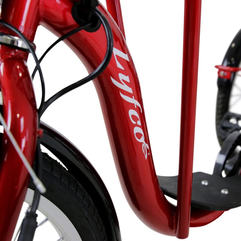 Trehjulig elcykel | 6 växlar Shimano | 250W 10,4Ah | Metallic röd - Sport & fritid - Friluftsliv - Cyklar - Elcykel