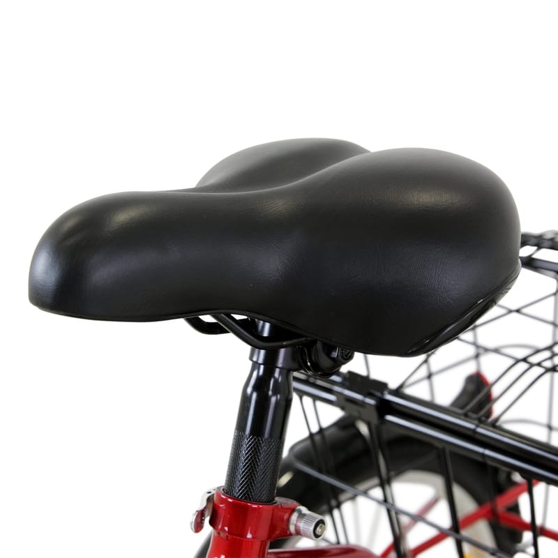 Trehjulig elcykel | 6 växlar Shimano | 250W 10,4Ah | Metallic röd - Sport & fritid - Friluftsliv - Cyklar - Elcykel