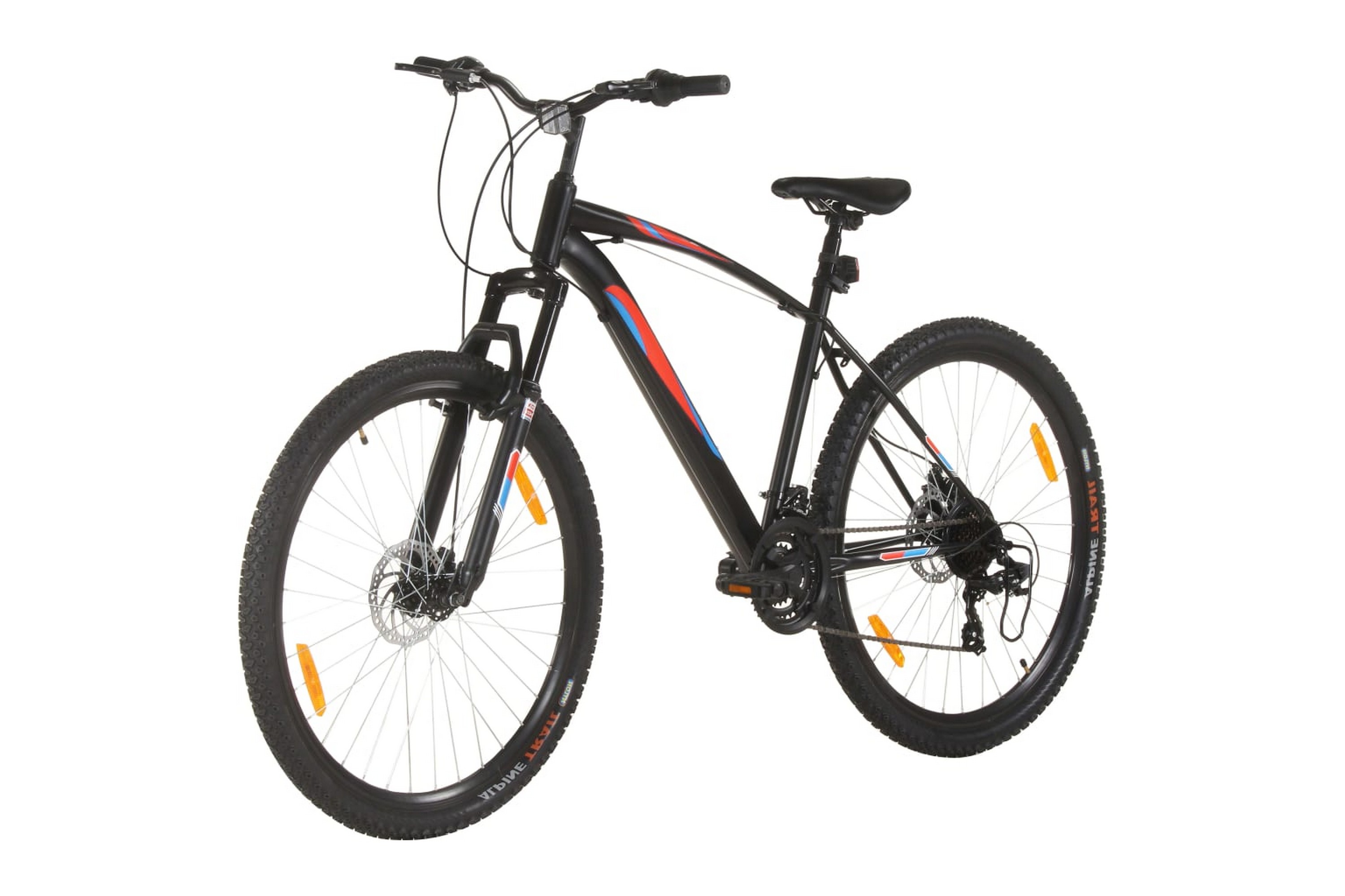 Mountainbike 21 växlar 29-tums däck 48 cm ram svart - Svart 3067213