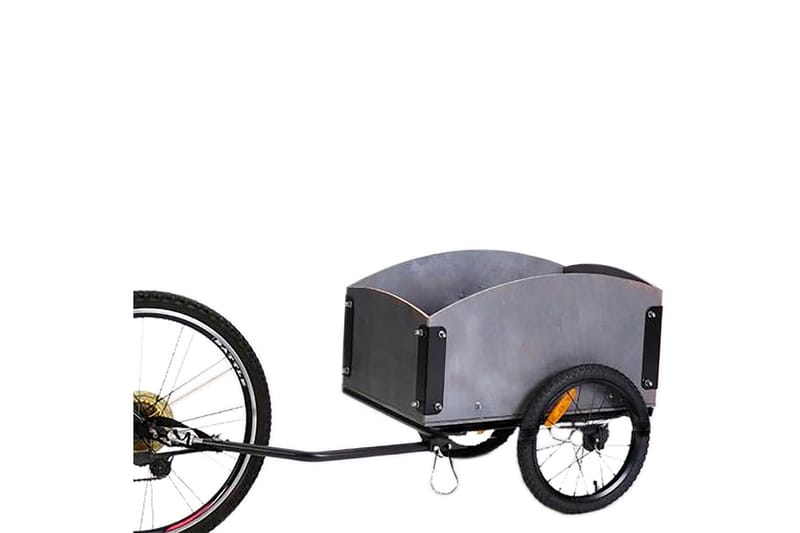 Trekker Släpvagn för Cykel - Grå - Cykelvagn & cykelkärra - Cykelkärra