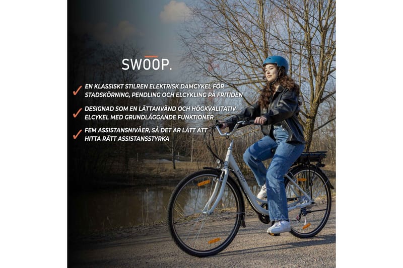 Swoop Elcykel Classic, Dam 28 - Svart - Hushåll - Städ & klädvård - Dammsugare