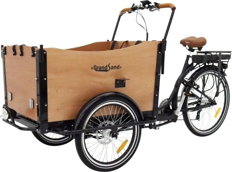 Eldriven Cargobike | Lådcykel för 4 barn | 250W Ananda-motor, LG-batteri & Shimano 6-växlar, undefined