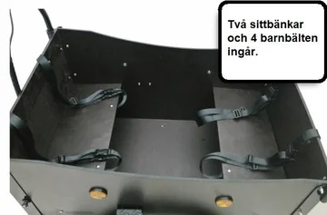 Eldriven Cargobike | Lådcykel för 4 barn | 250W Ananda-motor, LG-batteri & Shimano 6-växlar - Sport & fritid - Friluftsliv - Cyklar