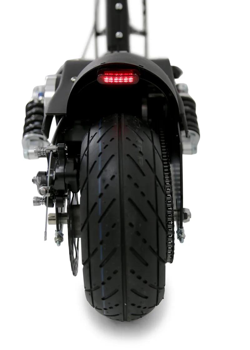 Elscooter 1000W med sadel | 38 km/tim | Hopfällbar | Lyfco - Sport & fritid - Friluftsliv - Cyklar