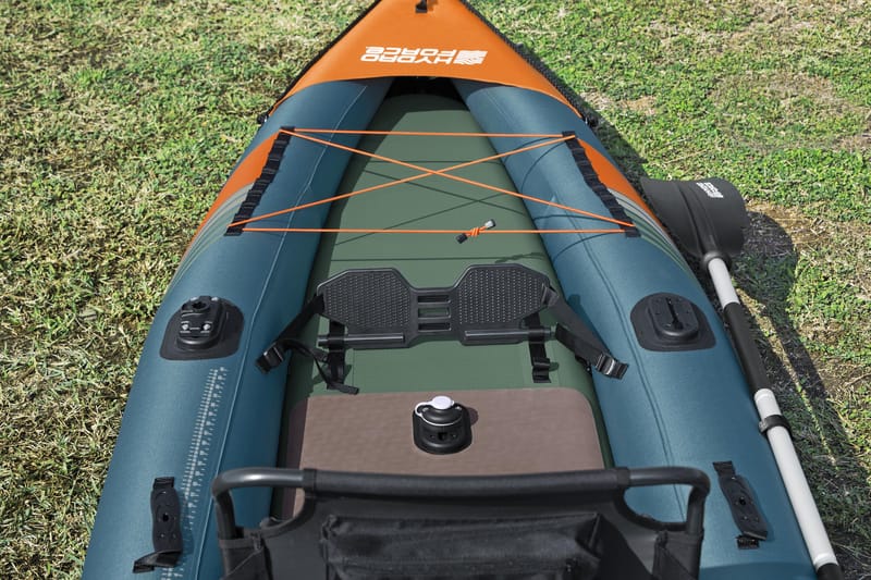 HydroForce Angler Elite Fiskekajak 380×99 cm |  Fish ruler, ripstop & komplett set | Bestway (65197) - Sport & fritid - Friluftsliv - Kanot & kajak