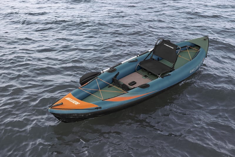 HydroForce Angler Elite Fiskekajak 380×99 cm |  Fish ruler, ripstop & komplett set | Bestway (65197) - Sport & fritid - Friluftsliv - Kanot & kajak