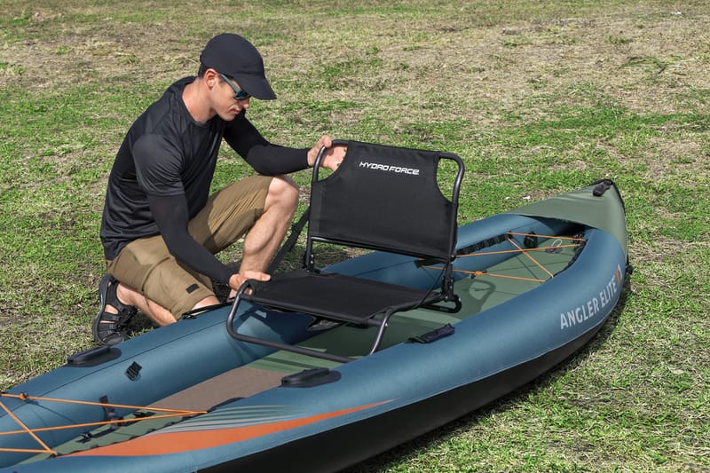 HydroForce Angler Elite Fiskekajak 380×99 cm |  Fish ruler, ripstop & komplett set | Bestway (65197) - Sport & fritid - Friluftsliv - Kanot & kajak