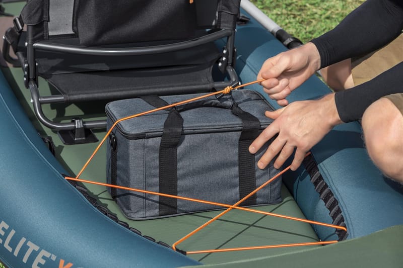 HydroForce Angler Elite Fiskekajak 380×99 cm |  Fish ruler, ripstop & komplett set | Bestway (65197) - Sport & fritid - Friluftsliv - Kanot & kajak