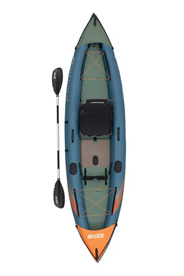 HydroForce Angler Elite Fiskekajak 380×99 cm |  Fish ruler, ripstop & komplett set | Bestway (65197) - Sport & fritid - Friluftsliv - Kanot & kajak