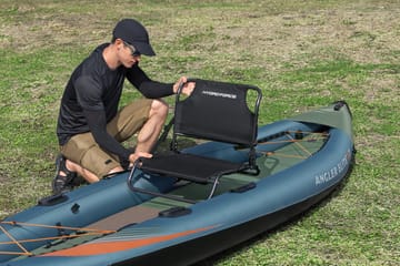 HydroForce Angler Elite Fiskekajak 380×99 cm |  Fish ruler, ripstop & komplett set | Bestway (65197) - Sport & fritid - Friluftsliv - Kanot & kajak