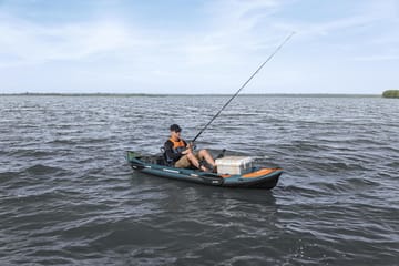 HydroForce Angler Elite Fiskekajak 380×99 cm |  Fish ruler, ripstop & komplett set | Bestway (65197) - Sport & fritid - Friluftsliv - Kanot & kajak