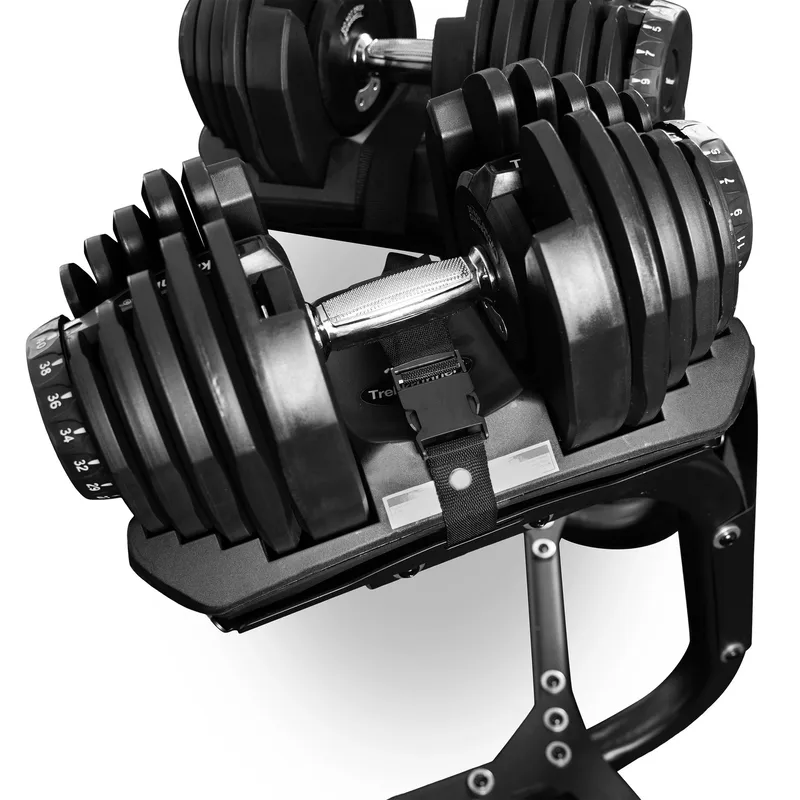 Justerbar hantel 39kg | 17 viktnivåer | Trekkrunner - Sport & fritid - Hemmagym - Vikter & skivstänger