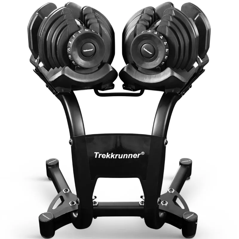 Justerbar hantel 39kg | 17 viktnivåer | Trekkrunner, undefined