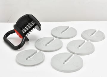 Justerbar kettlebell 3,4-18kg | 7 viktnivåer | Lyfco - Sport & fritid - Hemmagym - Vikter & skivstänger