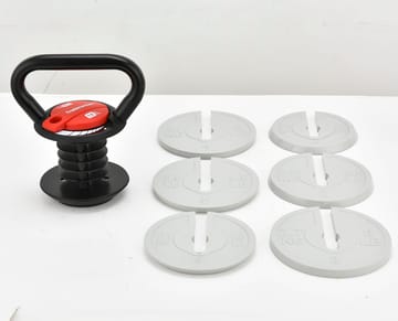 Justerbar kettlebell 3,4-18kg | 7 viktnivåer | Lyfco - Sport & fritid - Hemmagym - Vikter & skivstänger
