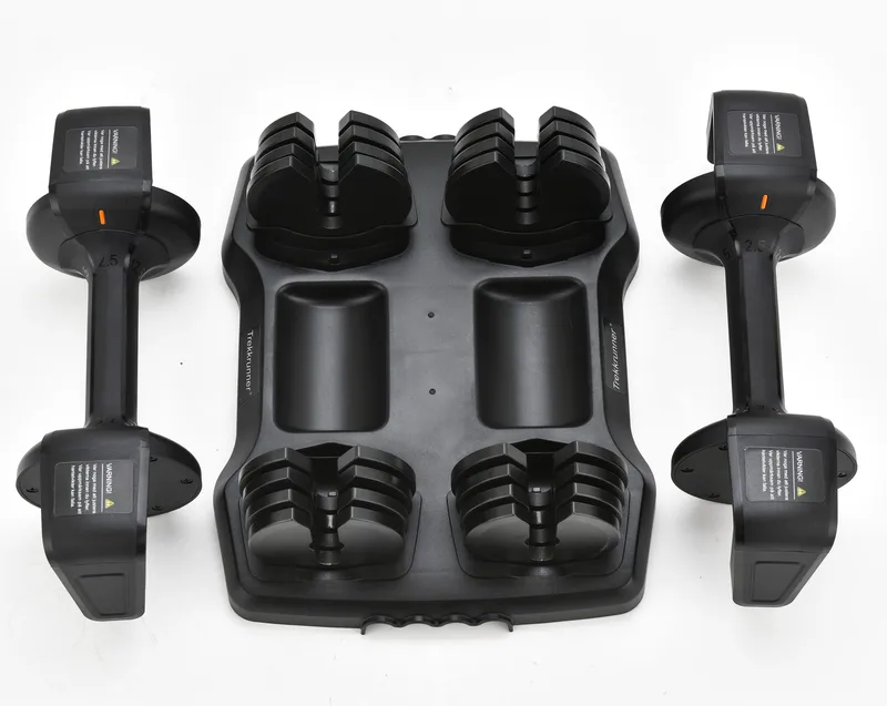 Justerbara hantlar 2x5,6 kg | Flera nivåer | Trekkrunner - Sport & fritid - Hemmagym - Vikter & skivstänger