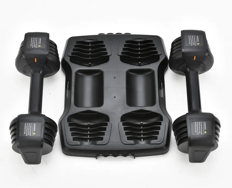 Justerbara hantlar 2x5,6 kg | Flera nivåer | Trekkrunner - Sport & fritid - Hemmagym - Vikter & skivstänger