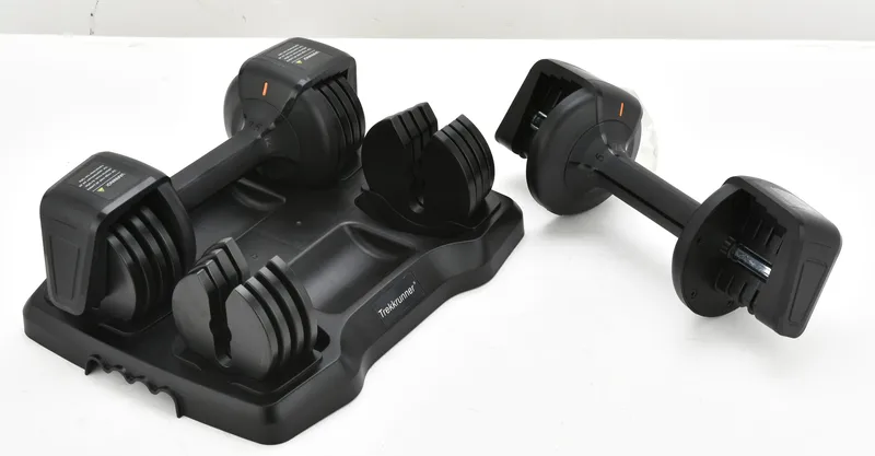 Justerbara hantlar 2x5,6 kg | Flera nivåer | Trekkrunner - Sport & fritid - Hemmagym - Vikter & skivstänger