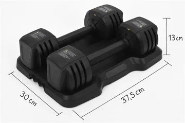 Justerbara hantlar 2x5,6 kg | Flera nivåer | Trekkrunner - Sport & fritid - Hemmagym - Vikter & skivstänger