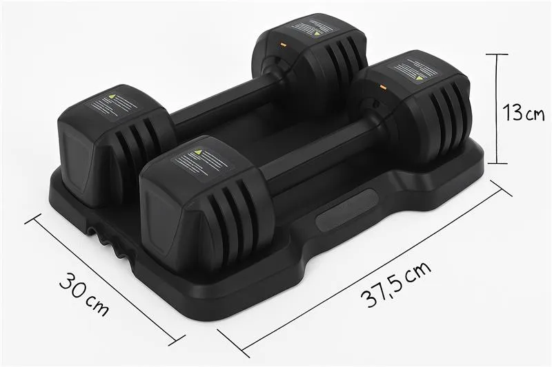 Justerbara hantlar 2x5,6 kg | Flera nivåer | Trekkrunner - Sport & fritid - Hemmagym - Vikter & skivstänger