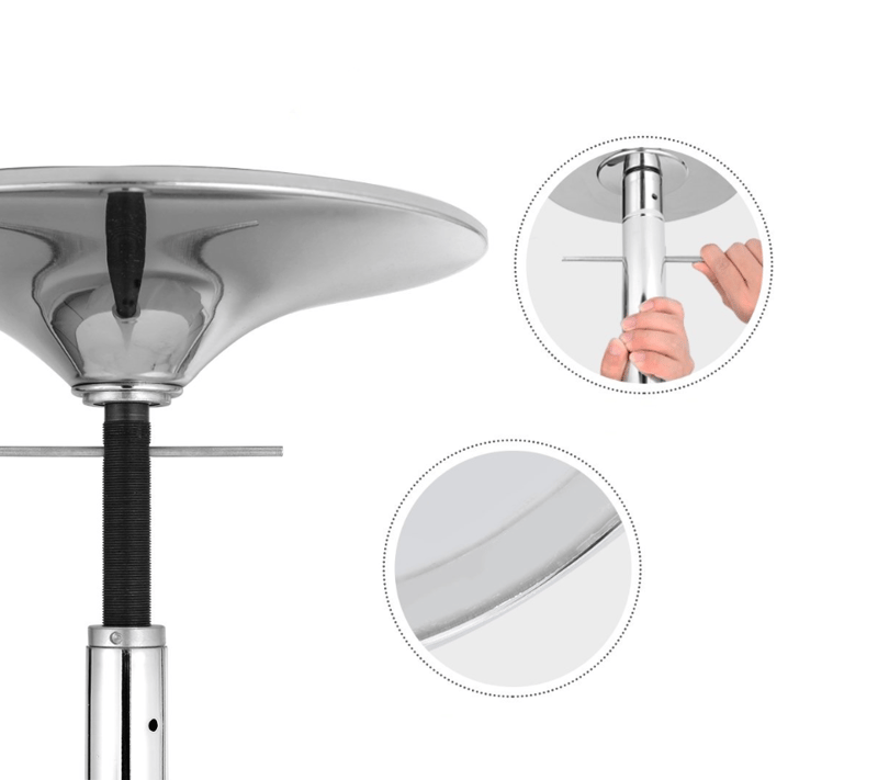 Poledance stång | Dans stång |  Justerbar i höjd 220-274cm | Stål Konstruktion - Sport & fritid - Hemmagym - Träningsredskap