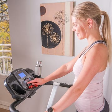 Löpband 1,5hk | Hopfällbart för hemmabruk | Trekkrunner TR007 - Svart/Vit - Sport & fritid - Hemmagym - Träningsmaskiner - Gångband