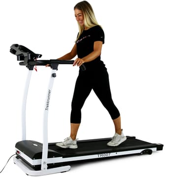 Löpband 1,5hk | Hopfällbart för hemmabruk | Trekkrunner TR007 - Svart/Vit - Sport & fritid - Hemmagym - Träningsmaskiner - Gångband