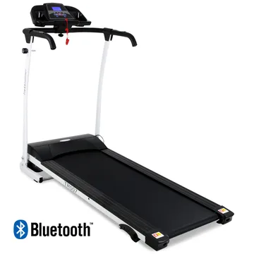 Löpband 1,5hk | Hopfällbart för hemmabruk | Trekkrunner TR007 - Svart/Vit - Sport & fritid - Hemmagym - Träningsmaskiner - Gångband