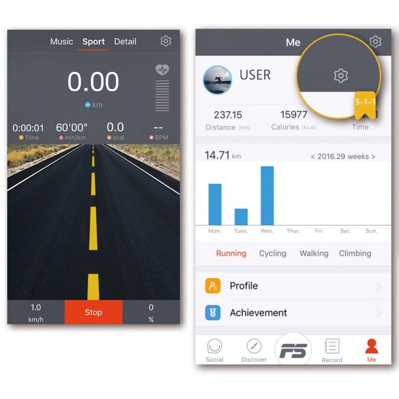 Löpband 1,5hk | Hopfällbart för hemmabruk | Trekkrunner TR007 - Sport & fritid - Hemmagym - Träningsmaskiner - Gångband