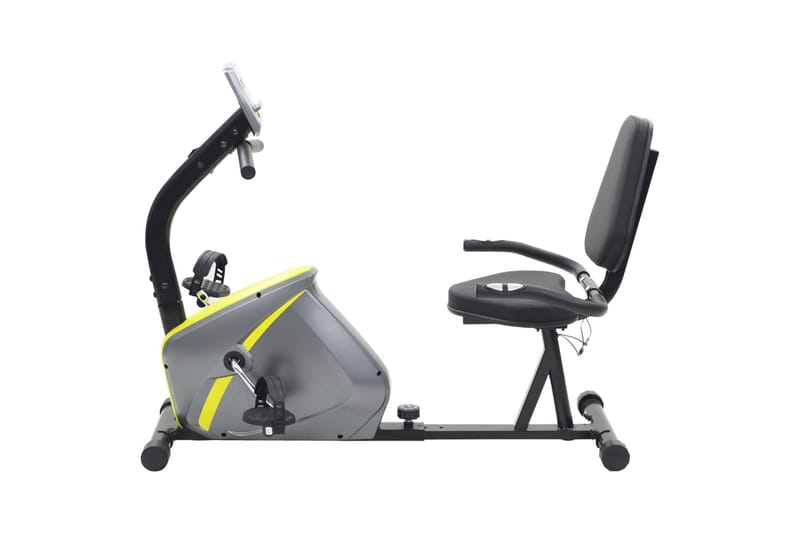 Liggande motionscykel magnetisk drift och pulsmätning - Grå - Sport & fritid - Hemmagym - Träningsmaskiner - Motionscykel & spinningcykel