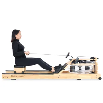 Roddmaskin med vattenmotstånd | Massiv ek | Trekkrunner TR020 - Sport & fritid - Hemmagym - Träningsmaskiner - Roddmaskin