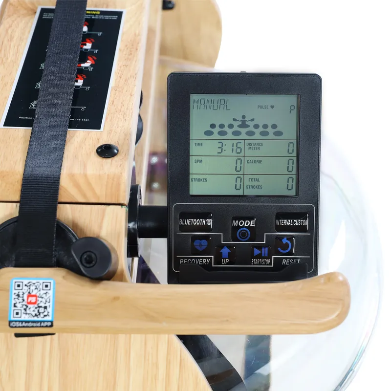 Roddmaskin med vattenmotstånd | Massiv ek | Trekkrunner TR020 - Sport & fritid - Hemmagym - Träningsmaskiner - Roddmaskin