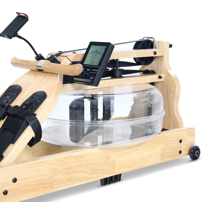 Roddmaskin med vattenmotstånd | Massiv ek | Trekkrunner TR020 - Sport & fritid - Hemmagym - Träningsmaskiner - Roddmaskin