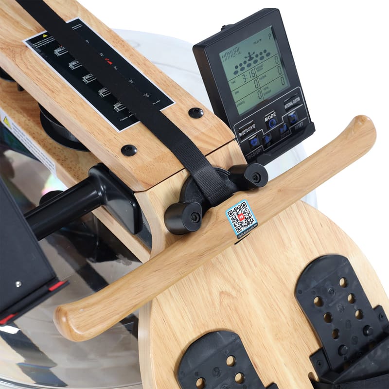 Roddmaskin med vattenmotstånd | Massiv ek | Trekkrunner TR020 - Sport & fritid - Hemmagym - Träningsmaskiner - Roddmaskin