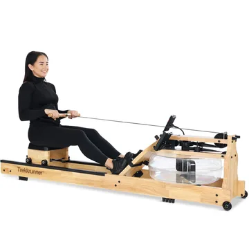 Roddmaskin med vattenmotstånd | Massiv ek | Trekkrunner TR020 - Sport & fritid - Hemmagym - Träningsmaskiner - Roddmaskin