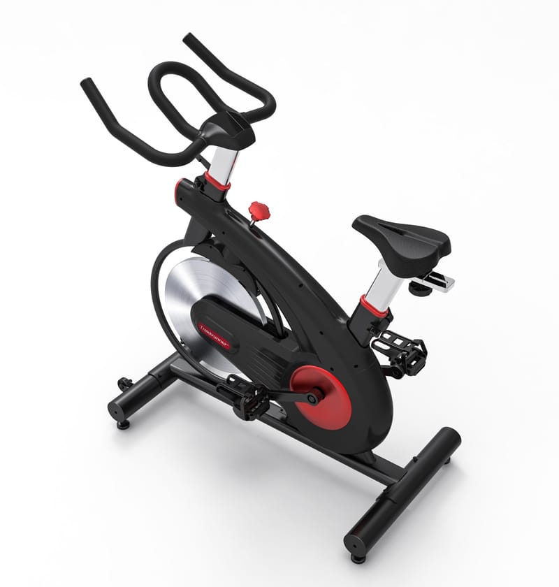 Träningscykel | Justerbar sits & styre | Träningsdator, pulsmätare & mobilhållare |  Trekkrunner, undefined